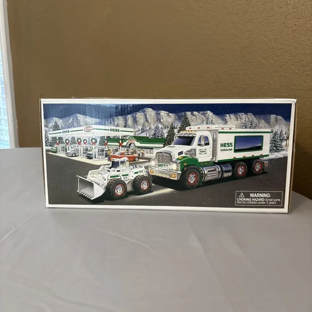 Hess 2008 Toy Truck and Front Loader Collectable New In Original Box